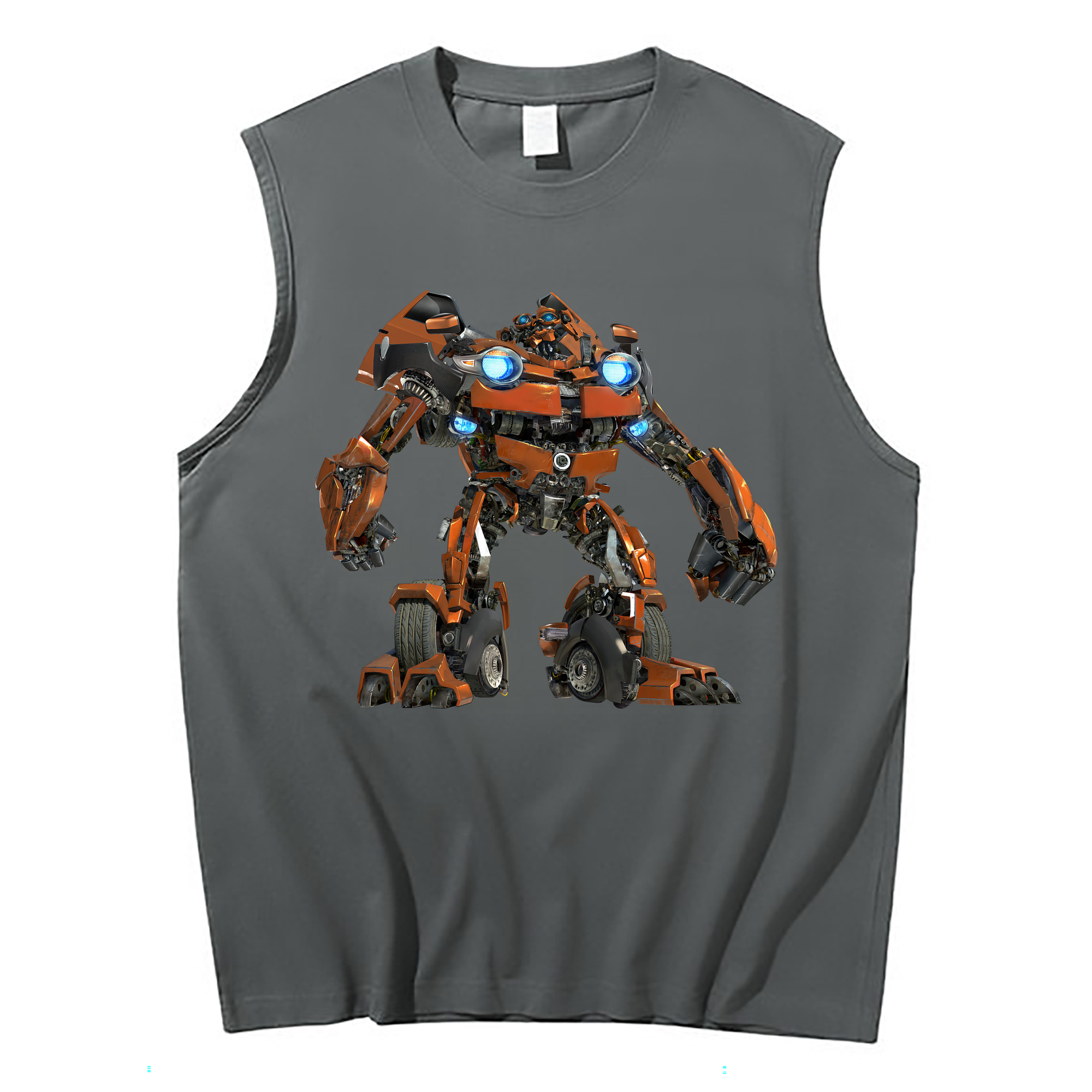 （画像用） Transformers トランスフォーマー コットン100％タンクトップ（フロントプリント）